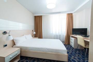 Фото номера Стандартный номер-студио Апарт-отели Apart Hotel 92/2 г. Караганда 7
