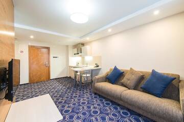 Фото номера Номер-студио с кроватью размера &quot;king-size&quot; Апарт-отели Apart Hotel 92/2 г. Караганда 6
