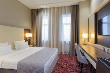 Фото номера Одноместный номер Делюкс Отель Hotel Senator г. Караганда 4