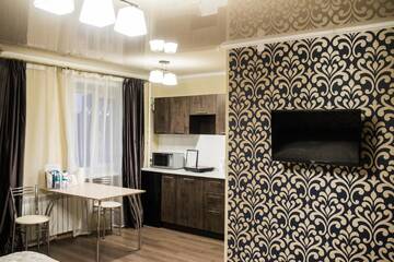 Фото номера Апартаменты-студио Апартаменты Apartment on Bukhar Zhirau 48 г. Караганда 10