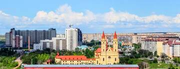 Фото номера Апартаменты с 1 спальней Апартаменты Gogol 51 г. Караганда 26