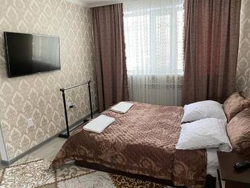 Фото номера Апартаменты с 1 спальней Апартаменты millennium apartments on abdirova 36 г. Караганда 14